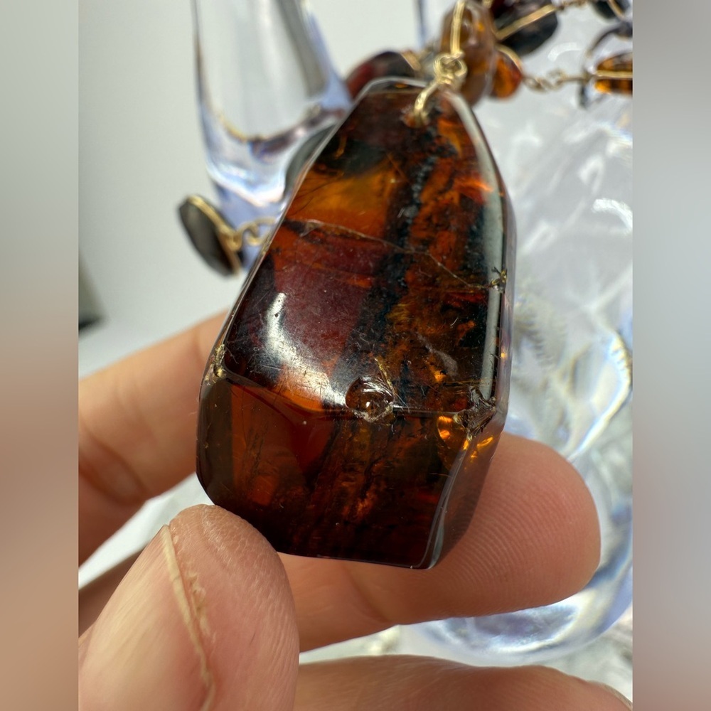 Baltic Amber necklace pools of light necklace - Picture 3 of 12